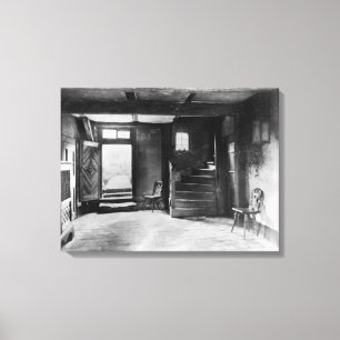 Interior of Johann Sebastian Bach's  house Canvas Print
