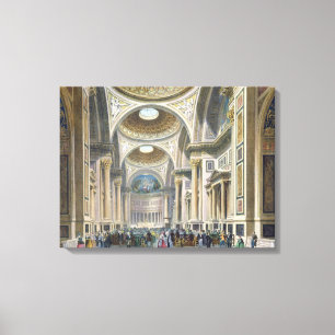 Interior of La Madeleine, Paris Canvas Print