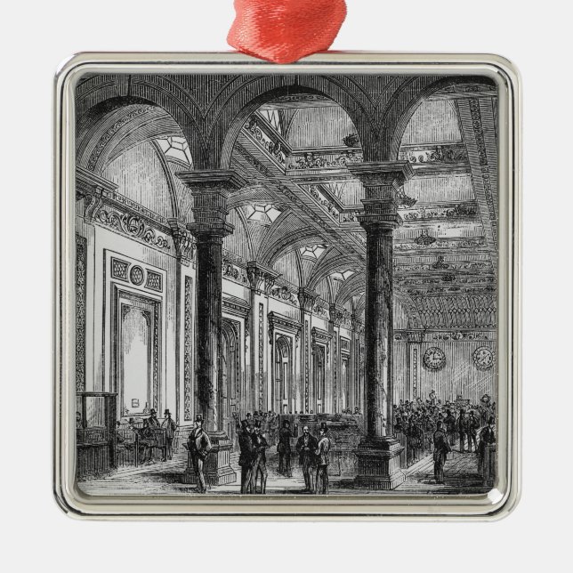 Interior of Lloyd's of London Metal Tree Decoration (Front)