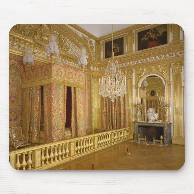 Interior of Louis XIV's bedroom, 1701-23 Mouse Mat (Front)