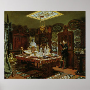Interior of Monsieur Sauvageot's Collection Poster