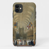 Interior of St George's Chapel, 1838 (colour litho