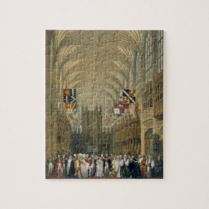 Interior of St George's Chapel, 1838 (colour litho Jigsaw Puzzle