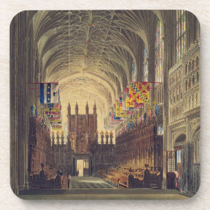 Interior of St. George's Chapel, Windsor Castle, f Coaster