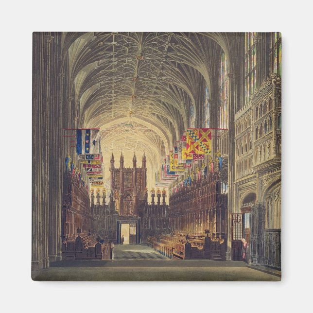 Interior of St. George's Chapel, Windsor Castle, f Magnet (Front)