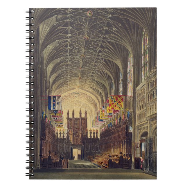 Interior of St. George's Chapel, Windsor Castle, f Notebook (Front)