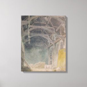 Interior of St. John's Palace, Eltham, c.1793 (w/c Canvas Print