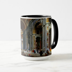 Interior of St. Peter's Basilica, Rome Mug