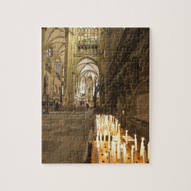 Interior of St. Peter's Cathedral in Regensburg Jigsaw Puzzle (Vertical)