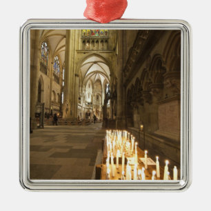 Interior of St. Peter's Cathedral in Regensburg Metal Tree Decoration