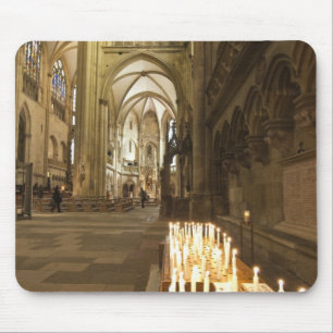Interior of St. Peter's Cathedral in Regensburg Mouse Mat