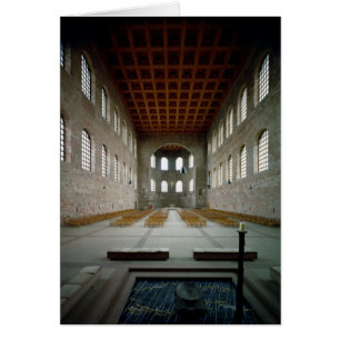 Interior of the basilica, early 4th century AD