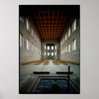 Interior of the basilica, early 4th century AD