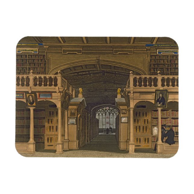 Interior of the Bodleian Library, illustration fro Magnet (Horizontal)