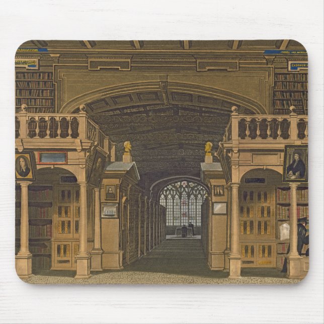 Interior of the Bodleian Library, illustration fro Mouse Mat (Front)