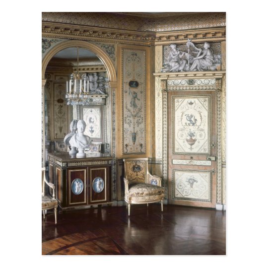 Interior of the boudoir of Marie Antoinette Postcard