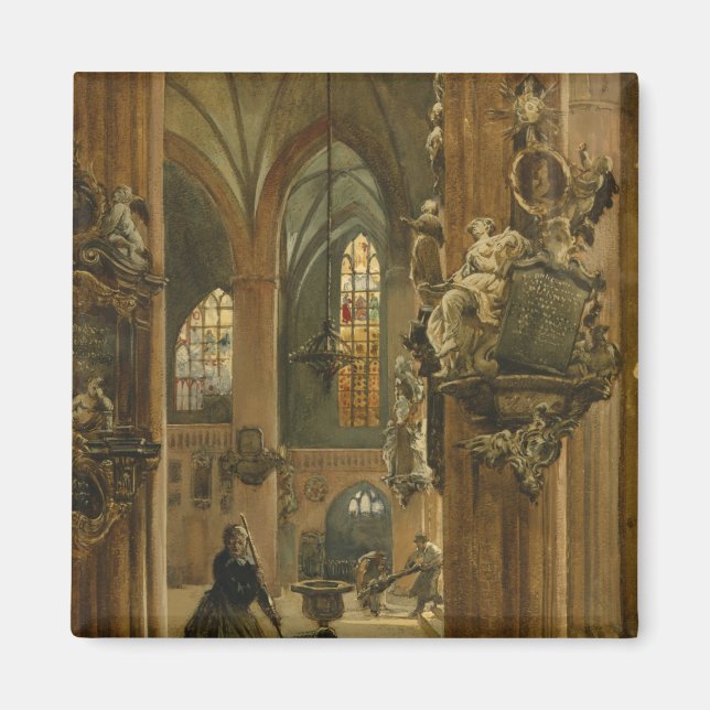 Interior of the Church of St. Nicholas, Berlin Magnet (Front)