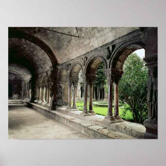 Interior of the cloister 2 poster (Front)