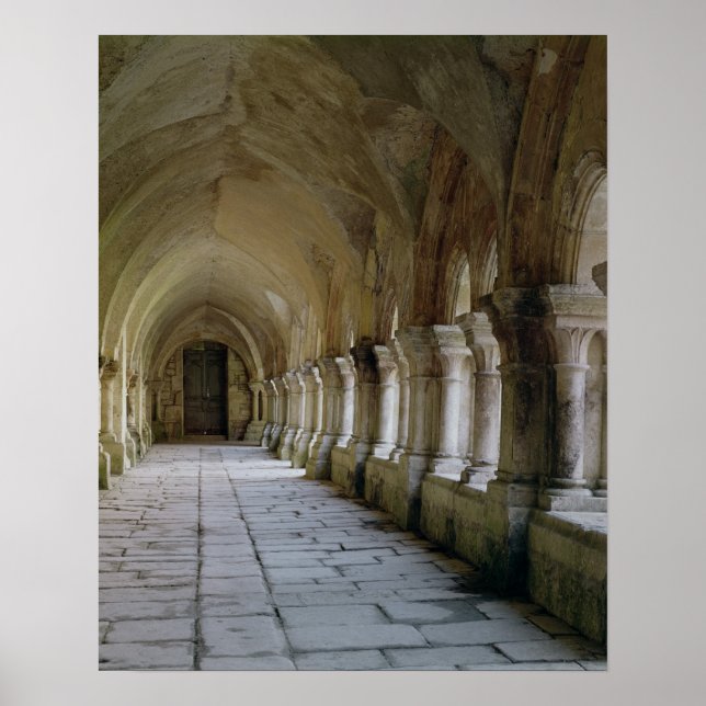 Interior of the cloister poster (Front)
