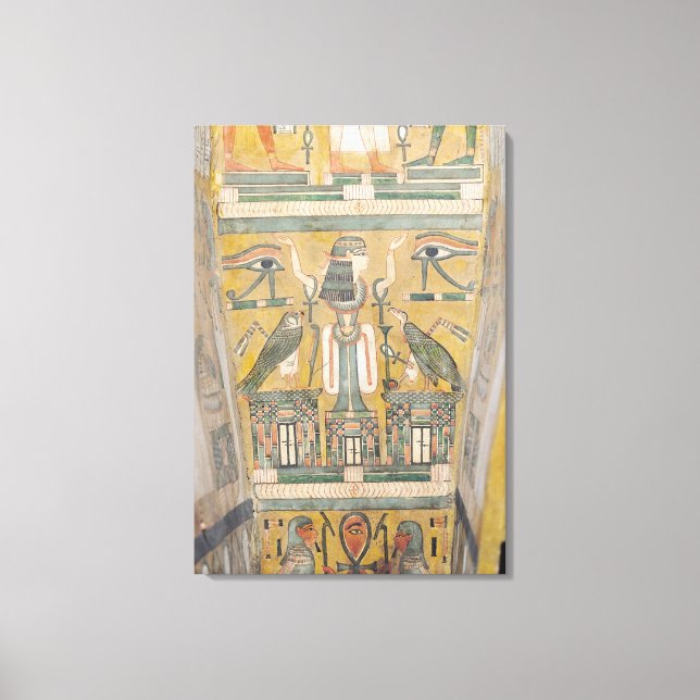 Interior of the coffin of Imenemipet Canvas Print (Front)