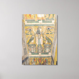Interior of the coffin of Imenemipet Canvas Print