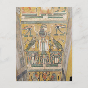 Interior of the coffin of Imenemipet Postcard