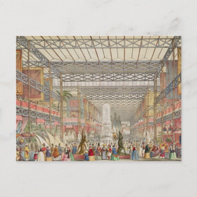 Interior of the Crystal Palace, pub. by Stannard a Postcard (Front)