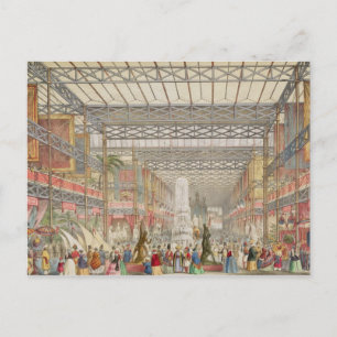 Interior of the Crystal Palace, pub. by Stannard a Postcard