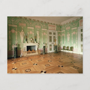 Interior of the Green Dining Room Postcard
