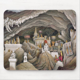 Interior of the grotto of Nam Hou, Laos, from 'Atl Mouse Mat