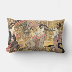 Interior of the House called Ōgiya Chōkōsai Eishō Lumbar Cushion