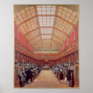 Interior of the House of Commons Poster