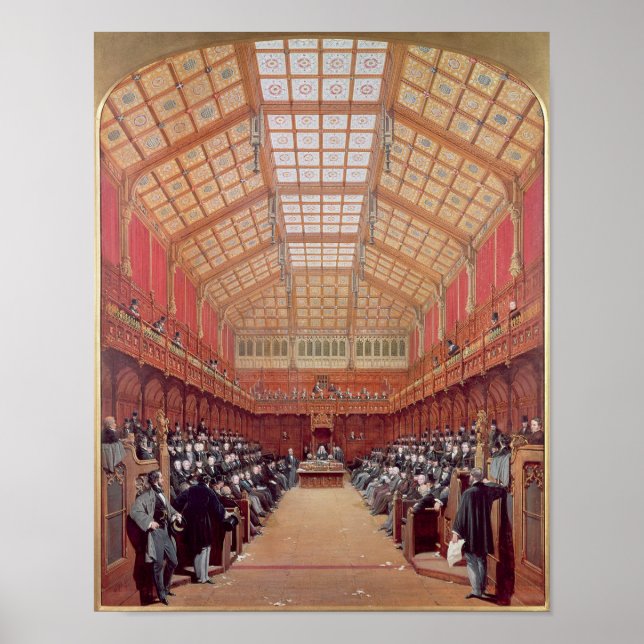 Interior of the House of Commons Poster (Front)