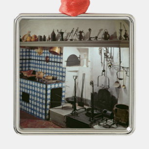 Interior of the kitchen of the Hotel de Cabris Metal Tree Decoration