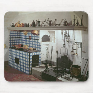 Interior of the kitchen of the Hotel de Cabris Mouse Mat
