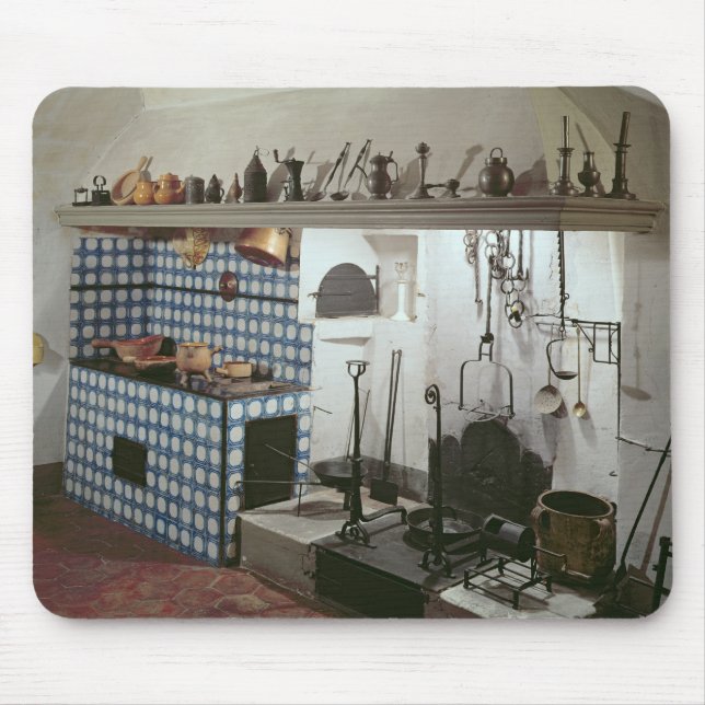 Interior of the kitchen of the Hotel de Cabris Mouse Mat (Front)