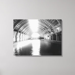 Interior of the Largest Plunge Bath Canvas Print