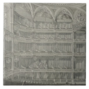 Interior of the Late Theatre Royal, Drury Lane, in Tile