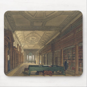 Interior of the Library of Christ Church, illustra Mouse Mat