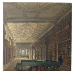 Interior of the Library of Christ Church, illustra Tile