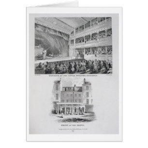 Interior of the Little Theatre, Haymarket in Londo