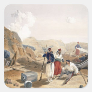 Interior of the Mamelon Vert, plate from 'The Seat Square Sticker