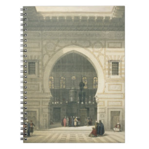 Interior of the Mosque of Sultan Hasan, Cairo, fro Notebook