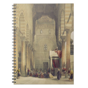 Interior of the Mosque of the Metwalys, Cairo, fro Notebook