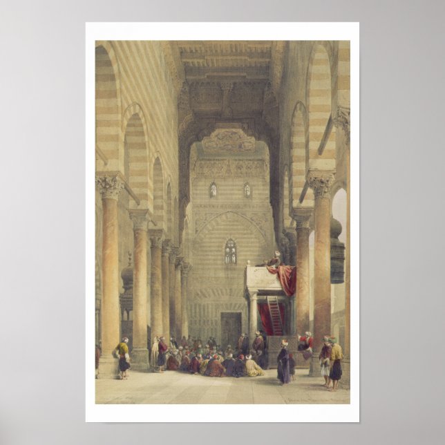 Interior of the Mosque of the Metwalys, Cairo, fro Poster (Front)