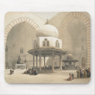 Interior of the Mosque of the Sultan El Ghoree, Ca Mouse Mat