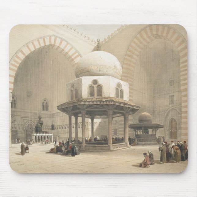 Interior of the Mosque of the Sultan El Ghoree, Ca Mouse Mat (Front)