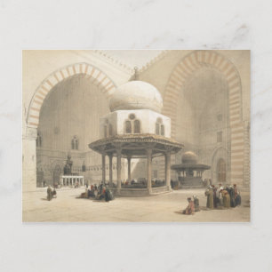Interior of the Mosque of the Sultan El Ghoree, Ca Postcard