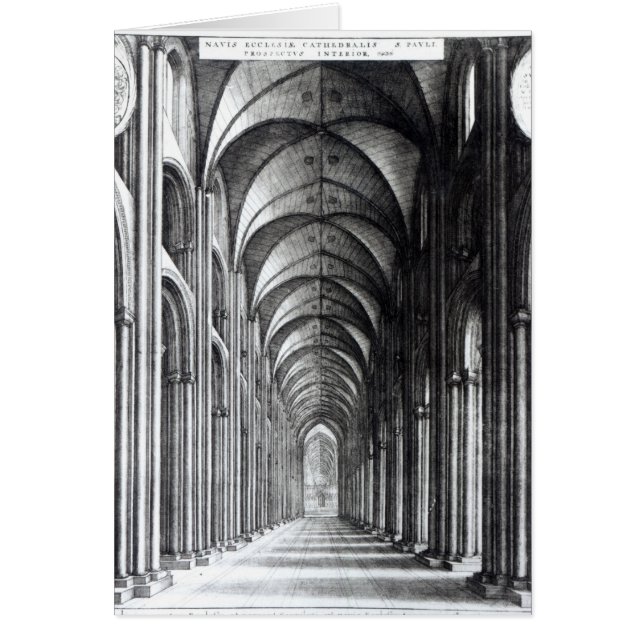 Interior of the Nave of St. Paul's, 1658 (Front)
