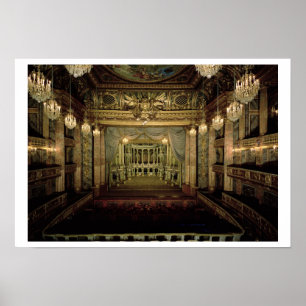 Interior of the Opera House, completed in 1770 (re Poster